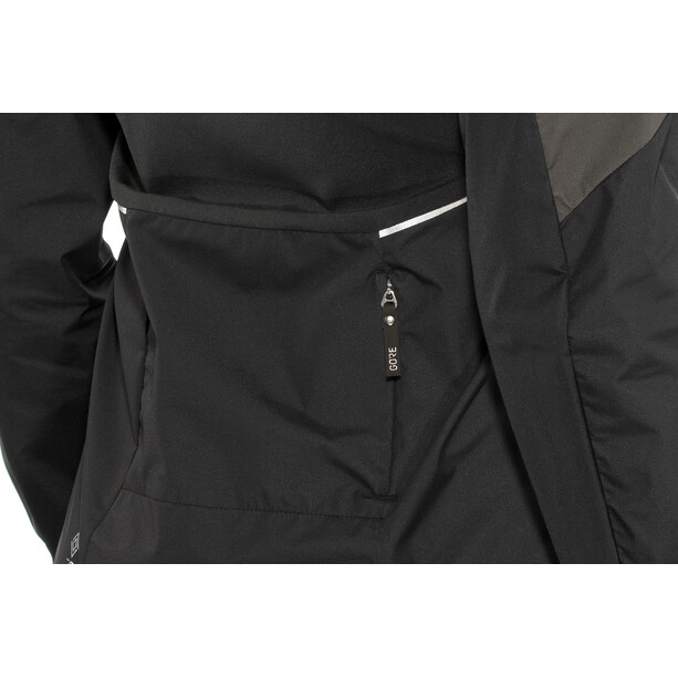 GOREWEAR R7 Partial Gore-Tex Infinium Chaqueta con capucha Mujer, negro/gris