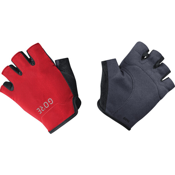 GORE WEAR C3 Kurzfinger-Handschuhe schwarz/rot