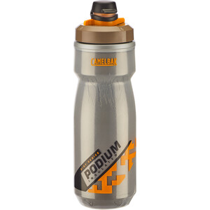 CamelBak Podium Chill Dirt Series Flasche 620ml grau/orange grau/orange