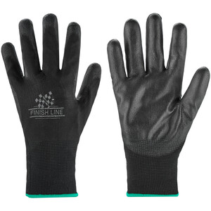 Finish Line gants d'atelier Taille S/M, noir noir