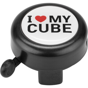 Cube I love my Cube Fahrradklingel schwarz/weiß schwarz/weiß