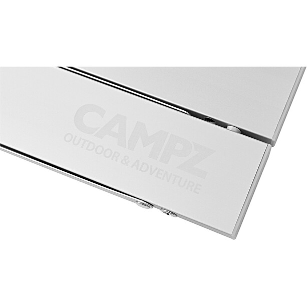 CAMPZ Mini Mesa plegable 44x29x15cm, Plateado