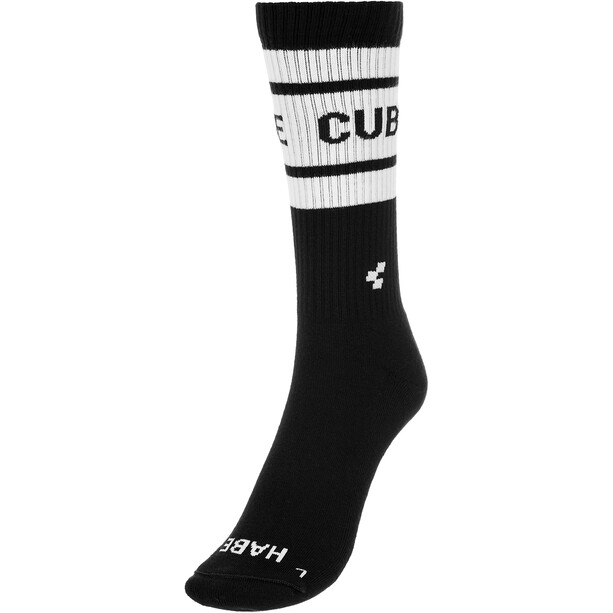 Cube After Race High Cut Socken schwarz/weiß