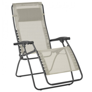 Lafuma Mobilier RSXA Clip Chaise longue Batyline, beige/gris beige/gris