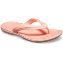 Crocs Crocband Flache Sandalen pink/weiß