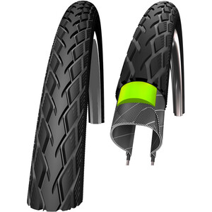 SCHWALBE Marathon Clincher Tyre GreenGuard E-25 SpeedGrip Reflex 28x1.10" black