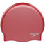 speedo Plain Moulded Bonnet de bain en silicone, rouge