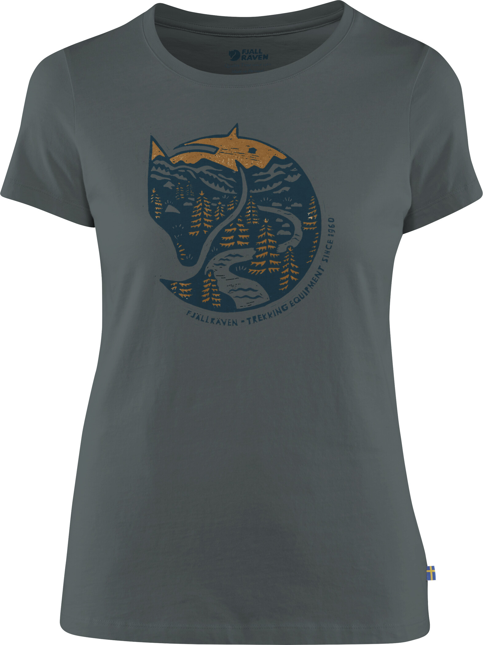 FJÄLLRÄVEN Arctic Fox Print T-Shirt W Camiseta Mujer 