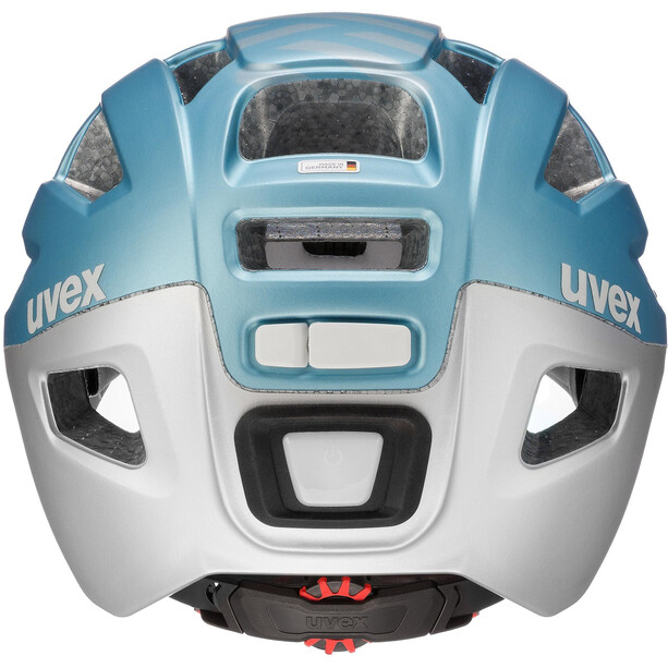 UVEX Finale Visor Kask rowerowy, niebieski/biały