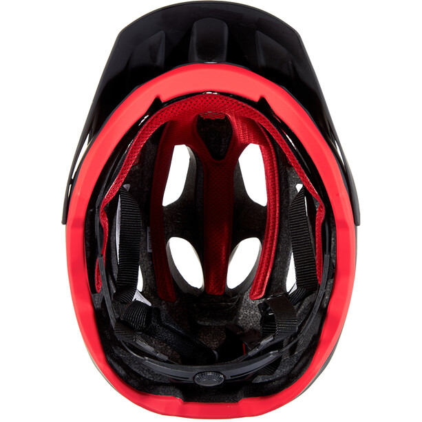 Alpina Carapax 2.0 Kask rowerowy, czarny/czerwony