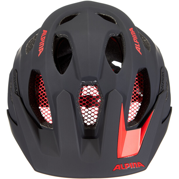 Alpina Carapax 2.0 Kask rowerowy, czarny/czerwony