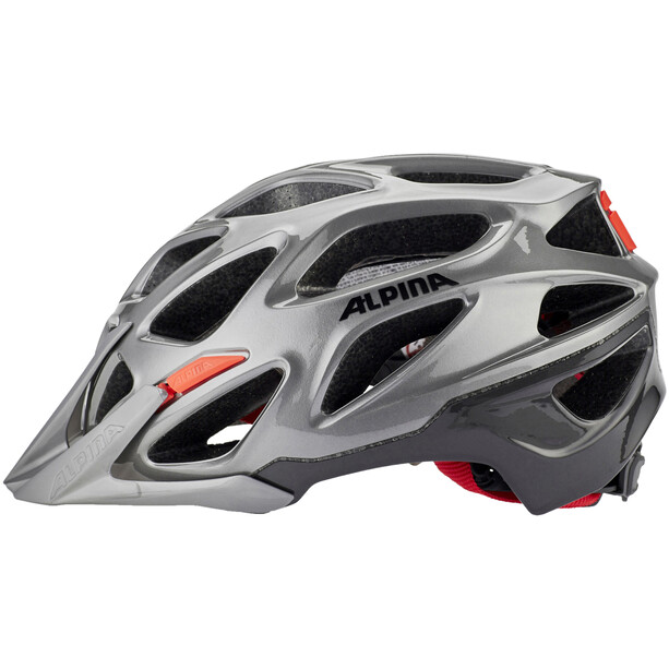 Alpina Mythos 3.0 Helmet darksilver-black-red