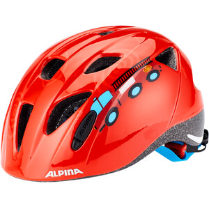 Alpina Ximo Cykelhjelm Børn, rød/farverig