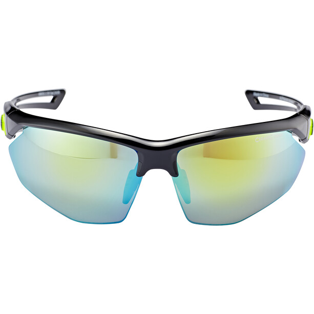 Alpina Nylos HR Glasses black-neonyellow