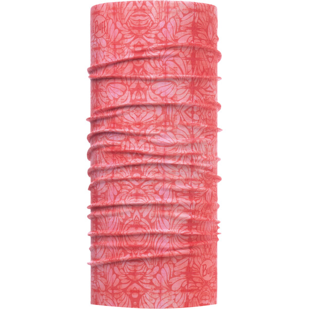 Buff Coolnet UV+ Neck Tube calyx salmon rose