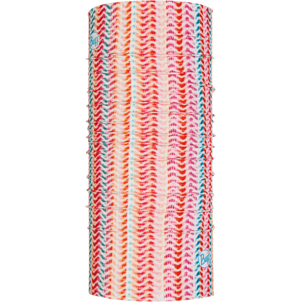 Buff Coolnet UV+ Loop Sjaal Kinderen, rood/blauw