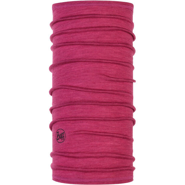 Buff Lightweight Merino Wool 3/4 Schlauchschal pink