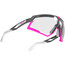 Rudy Project Defender Okulary rowerowe, szary/różowy