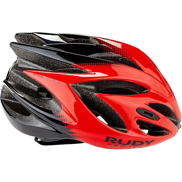 Rudy Project Rush Kask rowerowy, czerwony/czarny