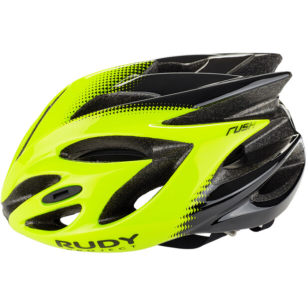 Rudy Project Rush Helmet yellow fluo/black shiny