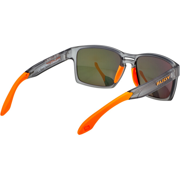 Rudy Project Spinair 57 Okulary przeciwsłoneczne, szary/pomarańczowy