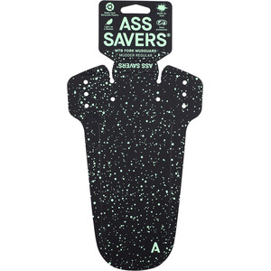 Ass Savers Mudder Mudguard svart/grön svart/grön