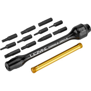 Lezyne Torque Drive CNC Werkzeugsatz schwarz/gold schwarz/gold