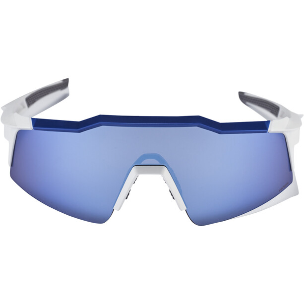 100% Speedcraft Okulary Small, niebieski/biały