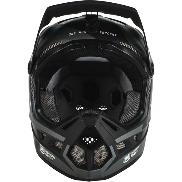 100% Aircraft DH Composite Kask rowerowy, szary/czarny
