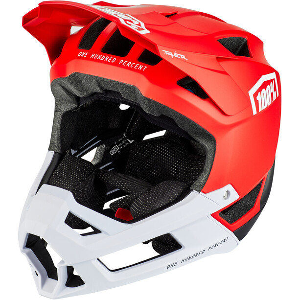 100% Trajecta Helmet red