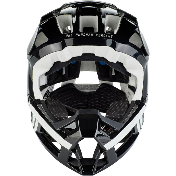 100% Trajecta Helmet black/white