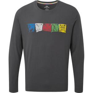Sherpa Tarcho Langærmet T-shirt Herrer, grå grå