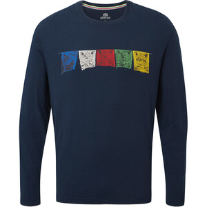 Sherpa Tarcho Langarm T-Shirt Herren blau blau