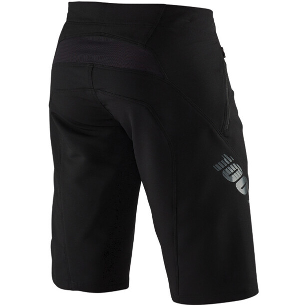 100% Airmatic Enduro/Trail Spodnie krótkie Mężczyźni, czarny