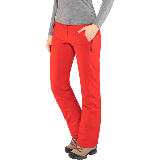 Maier Sports Vroni Slim Pantalones Stretch MTEX Mujer, rojo