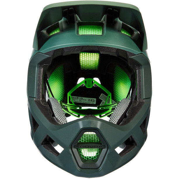 Endura MT500 Casco Full Face, verde