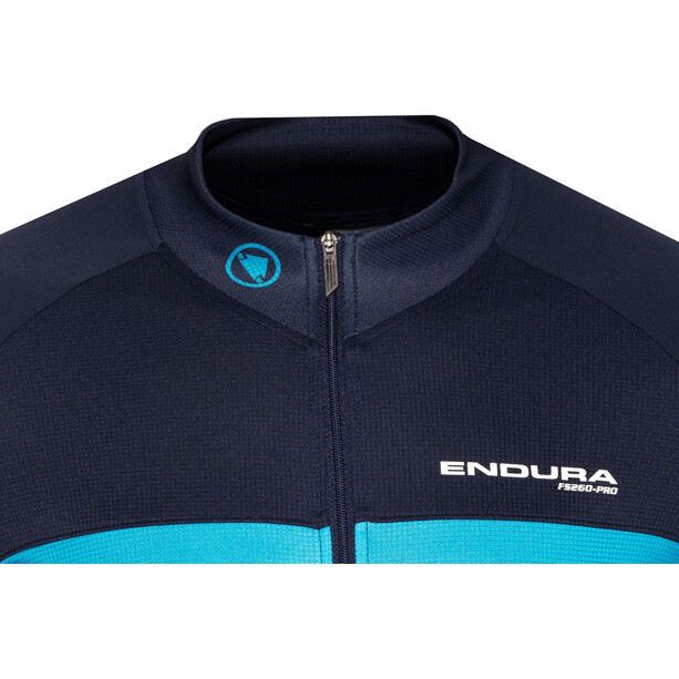 Endura FS260-Pro Maillot de cyclisme à manches courtes Homme, bleu