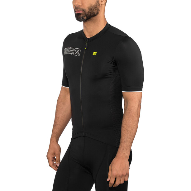 Alé Cycling Solid Color Block Koszulka z krótkim rękawem Mężczyźni, czarny