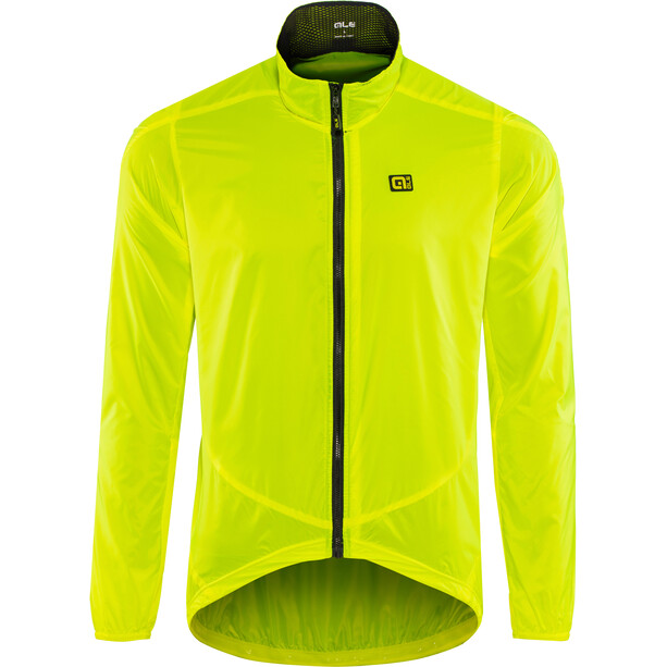 Alé Cycling Guscio Light Pack Jacket Men flou yellow