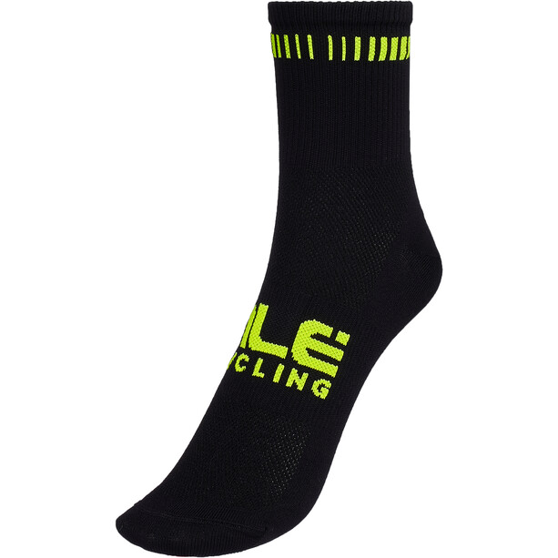 Alé Cycling Logo Socken 8cm schwarz