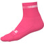 Alé Cycling Logo Socken 8cm pink/weiß