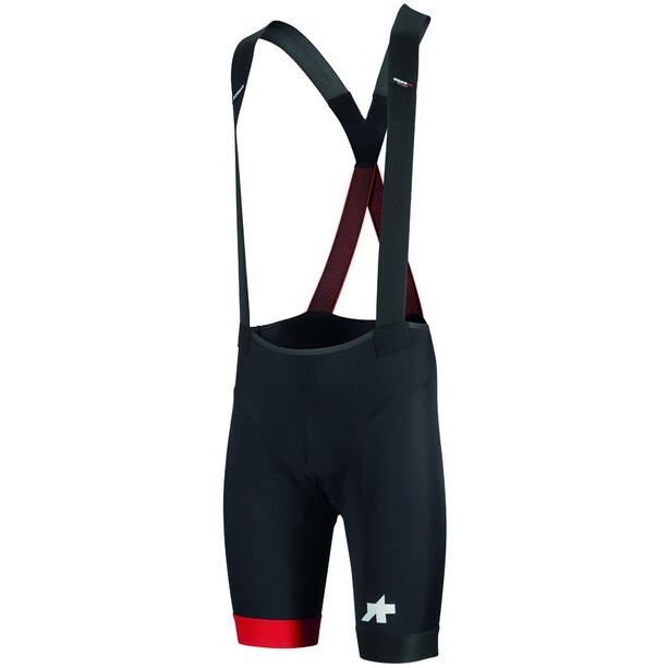 ASSOS Equipe RS S9 Bib Shorts Heren, zwart/rood