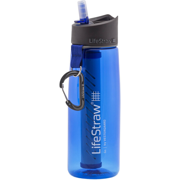 LifeStraw Go 2-Stage Drinking Bottle with Water Filter blue