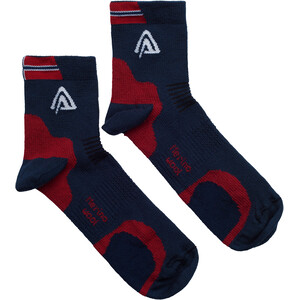 Aclima Running Socks 2-Pack blå/röd blå/röd
