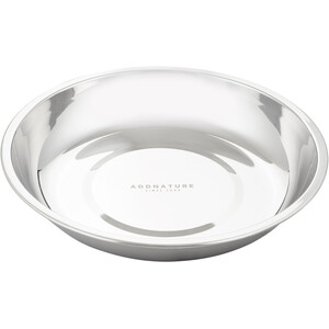 addnature Plate Deep Stainless Steel 22cm silver silver