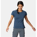 Mountain Hardwear Mighty Stripe Kurzarm T-Shirt Damen blau