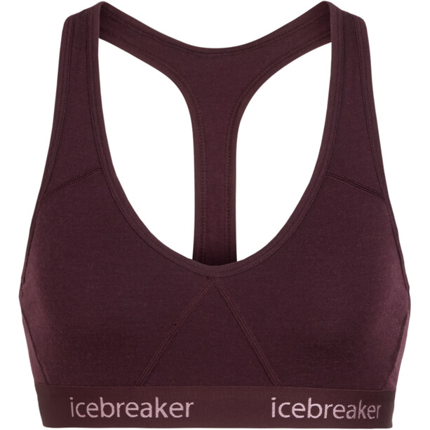 Icebreaker Sprite Racerback Biustonosz Kobiety, fioletowy