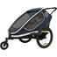 Hamax Outback Bike Trailer incl. Bicycle Arm & Stroller Wheel navy