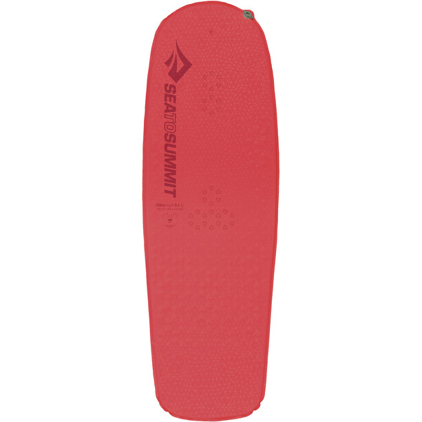 Sea to Summit UltraLight Colchoneta autoinflable Largo Mujer, rojo