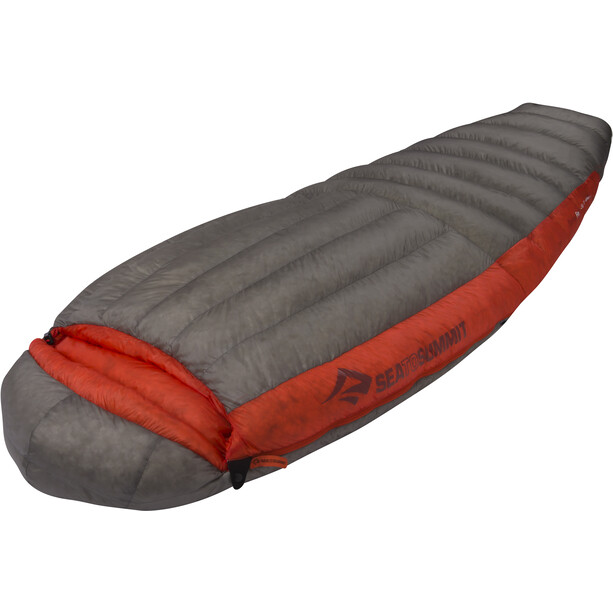 Sea to Summit Flame FmIV Sac de couchage Regular Femme, gris/rouge